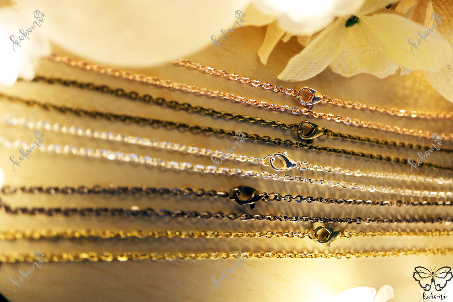 Assorted 18" Rolo Chain