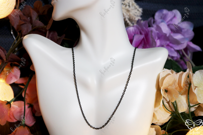 20" + 2" Extender 2mm Cable Chain (Stainless Steel)