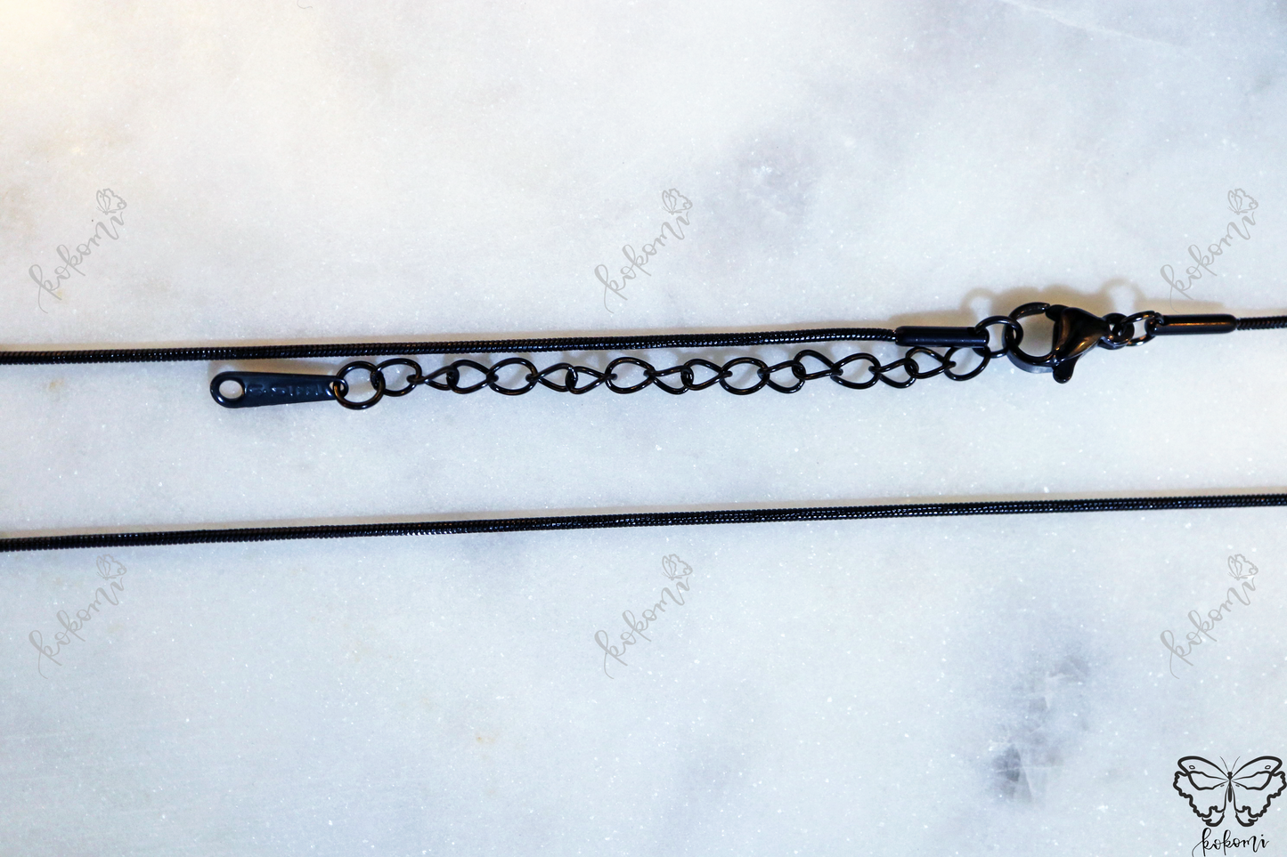 20" + 2" Extender 21mm Snake Chain (Stainless Steel)