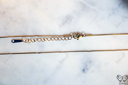 20" + 2" Extender 21mm Snake Chain (Stainless Steel)