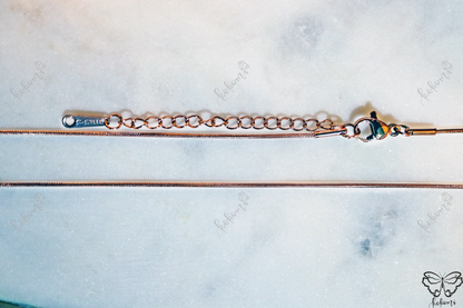 20" + 2" Extender 2mm Cable Chain (Stainless Steel)