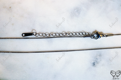 20" + 2" Extender 21mm Snake Chain (Stainless Steel)