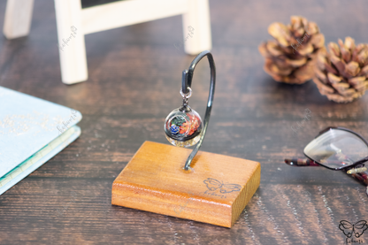 Midnight Black/Gold Crystalerrium, Succulent Crystal Terrarium Display